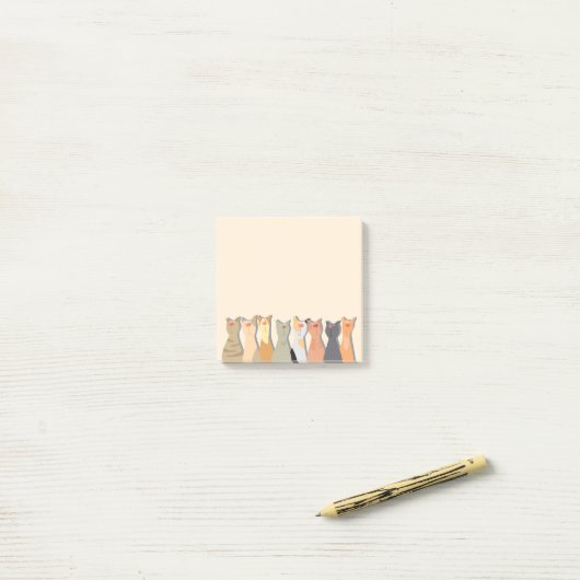 Post-it® Chats cool (Sur un bureau)