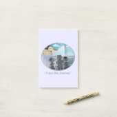 Post-it® Chats Louvre Paris - Notes de 4" x 6" (Sur un bureau)