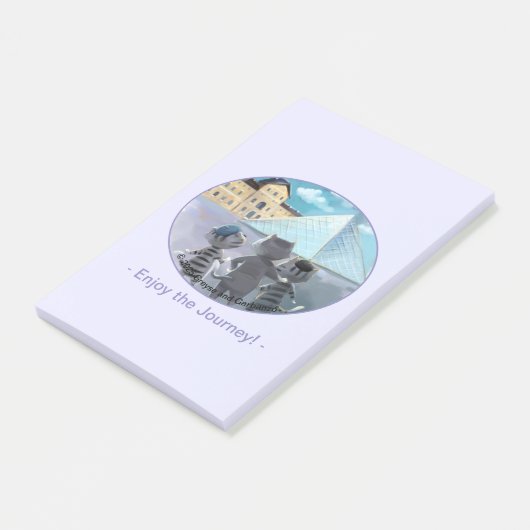 Post-it® Chats Louvre Paris - Notes de 4" x 6" (Incliné)