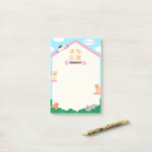 Post-it® Chats sur la maison (Sur un bureau)