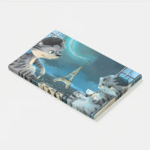 Post-it® Chats Tour Eiffel - Notes de Nuit 10" x 6"  (Incliné)