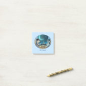 Post-it® Chats Tour Eiffel - Nuit Notes 3" x 3" (Sur un bureau)