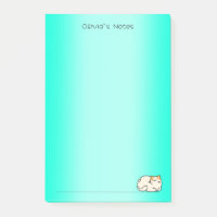 Chatte chatte dégradé coloré Nom personnalisé