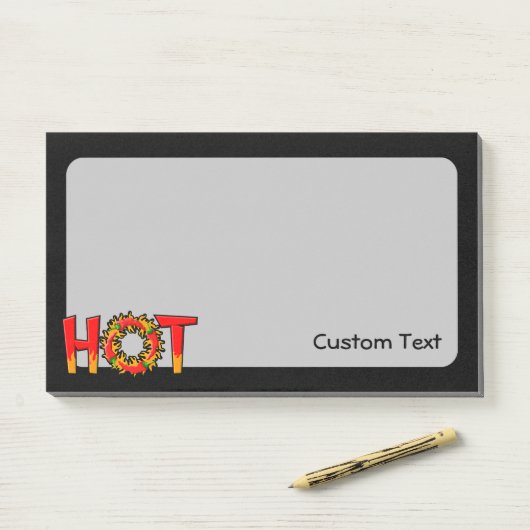 POST-IT® CHAUD (Sur un bureau)
