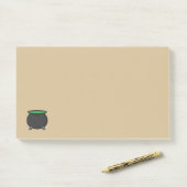 Post-it® Chaudron de sorcière (Sur un bureau)