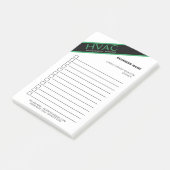 Post-it® Chauffage Refroidissement HVA Business Checlist (Incliné)