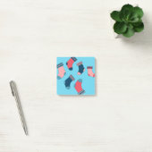 Post-it® Chaussettes pour Noël Stocker sur Arrière - plan b (Bureau)