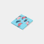 Post-it® Chaussettes pour Noël Stocker sur Arrière - plan b (Incliné)