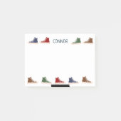 Post-it® Chaussures baskets haut de gamme conception person (Devant)