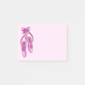 Post-it® Chaussures de ballet roses Girly mignonnes (Devant)