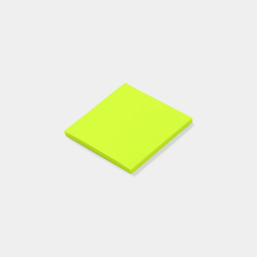 Post-it® Chaux électrique Couleur solide (Incliné)