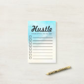 Post-it® Checkbox personnalisé pour faire l'aquarelle de (Sur un bureau)