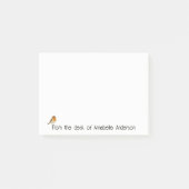 Post-it® Cheery Robin Personnaliser les notes (Devant)