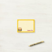Post-it® Cheeseburger (Sur un bureau)