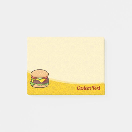 Post-it® Cheeseburger (Devant)