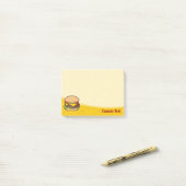 Post-it® Cheeseburger (Sur un bureau)