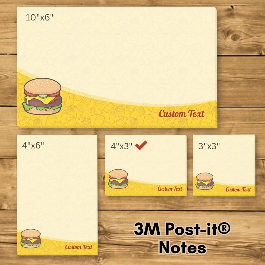 Post-it® Cheeseburger