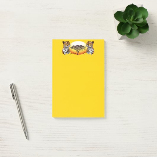 Post-it® Cheetah African Feline Wild Animal (Bureau)