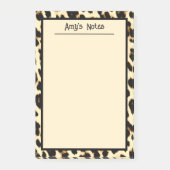Post-it® Cheetah Empreinte de léopard Tan Light Brown (Devant)