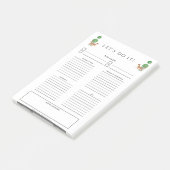 Post-it® Cheetah & topiya 4 x 6 To Do notes (Incliné)