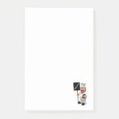 Post-it® Chef cuisinier - Carte de menu BIENVENUE (Devant)