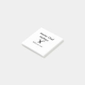 Post-it® Chef cuisinier cuisinier cuisinier ajouter nom de (Incliné)