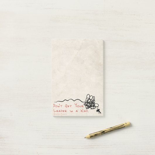 Post-it® Chef de la pêche au mouillage (Sur un bureau)