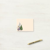 Post-it® Chef du Père Noël doux (Sur un bureau)