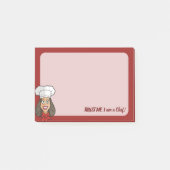 Post-it® Chef femme (Devant)