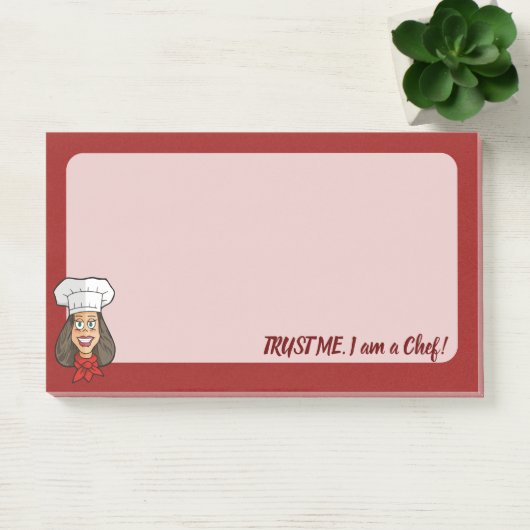 Post-it® Chef femme (Bureau)