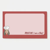 Post-it® Chef femme (Devant)