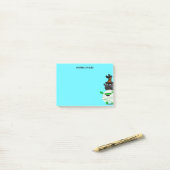 Post-it® Chef personnalisable de maman de Halloween - de (Sur un bureau)