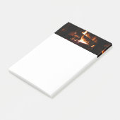 Post-it® Cheminée Chaleureuse Photographie de scène hiverna (Incliné)