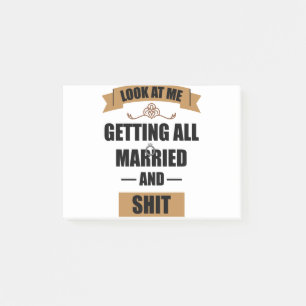 Post-it® Chemise Demoiselle d'Honneur Soirée Enterrement de