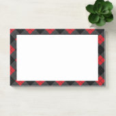 Post-it® Chèque rouge noir (Bureau)