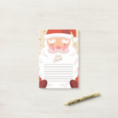 Post-it® Cher Père Noël (Sur un bureau)