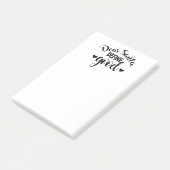 Post-it® Cher Père Noël définir le bien (Incliné)