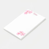 Post-it® Cherry Blossom Plutôt Rose Personnalisé (Incliné)
