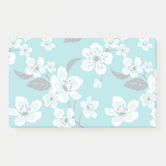 POST-IT® CHERRY BLOSSOM - SAKURA (TURQUOISE) (Devant)