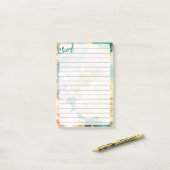 Post-it® Cherry Blossom School Girl Notes (Sur un bureau)