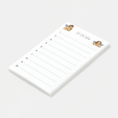 Post-it® Chérubins stylisés de Raphaël sur fond blanc (Incliné)