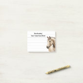 Post-it® Cheval aquarelle western bordé bureau note supérie (Sur un bureau)