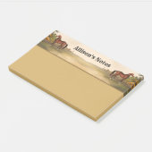 Post-it® Cheval brun (Incliné)