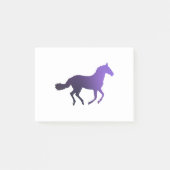 Post-it® Cheval - Courir - Violet (Devant)