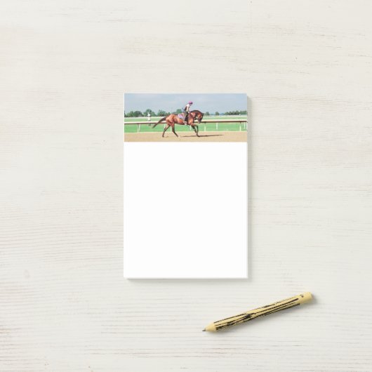 Post-it® Cheval de course (Sur un bureau)