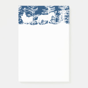 Post-it® Cheval de Noël Sleigh
