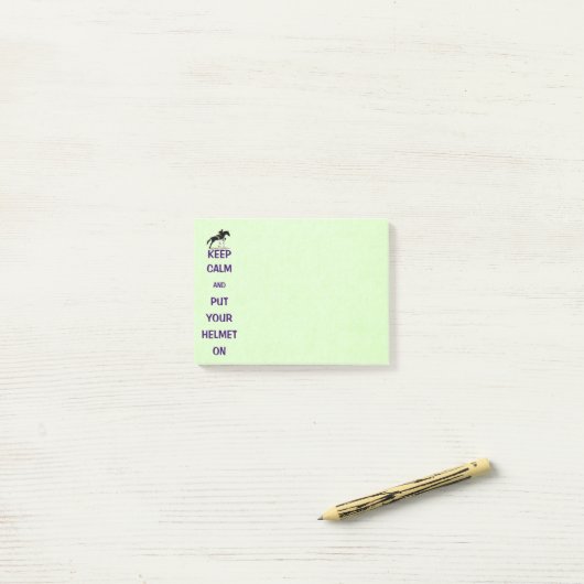 Post-it® Cheval de pullover de chasseur (Sur un bureau)