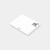 Post-it® Cheval debout vintage (Incliné)