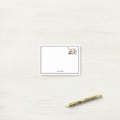 Post-it® Cheval Equestre Préppy Jumping à travers la couleu (Sur un bureau)