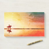 Post-it® Cheval et cavalier 1 (Sur un bureau)